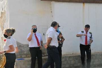 Homenaje de la Banda Municipal de Música a la Policía Local y Policía Nacional  (Foto Francisco Javier Santana)
